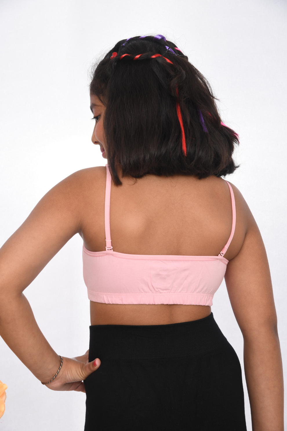 Playful Soft Cotton Strap Bra for Growing Girls