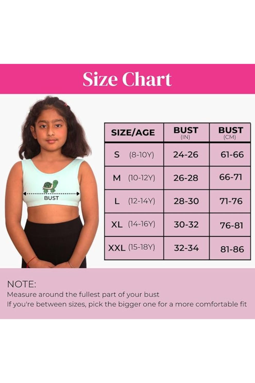 Starter Teen Age Bra Flat Padded